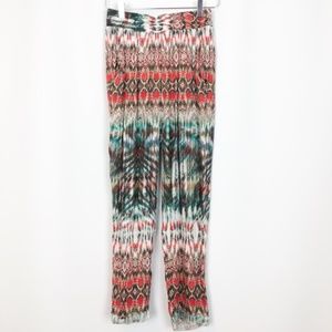 Velvet by Graham & Spencer Multicolor Patterned Joggers